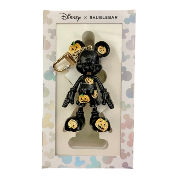 Disney x baublebar Collector Mickey's Halloween jack o lantern Pumpkin Bag charm - Picture 2 of 5